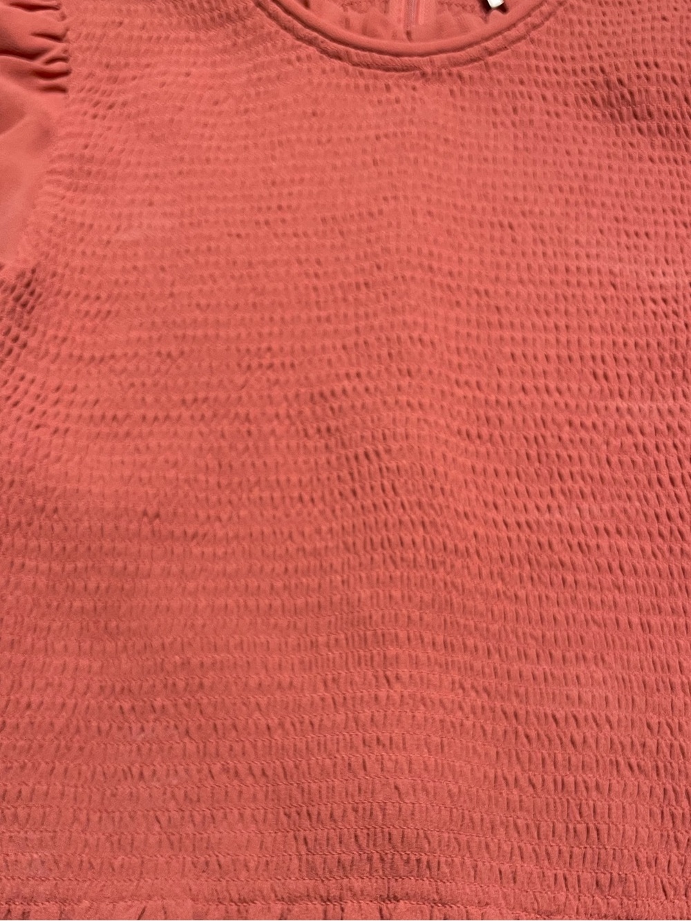NWT Aritzia Wilfred Tempest blouse in a terracotta pink shade. Size XXS. - Picture 7 of 11